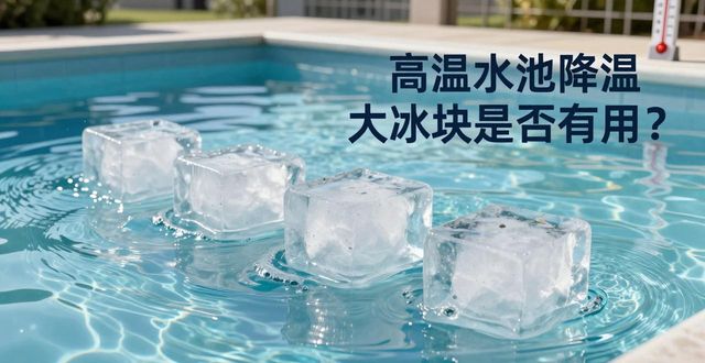 合肥高温水池降温大冰块，到底管不管用？